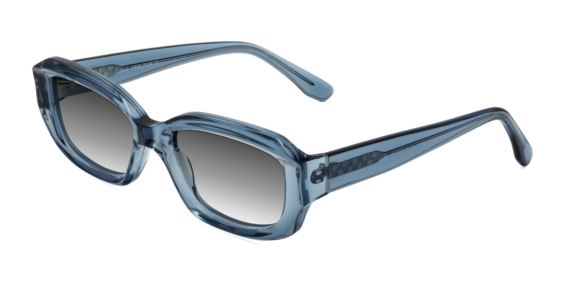 Angle of Cullari in Crystal Blueberry with Gray Gradient Lenses