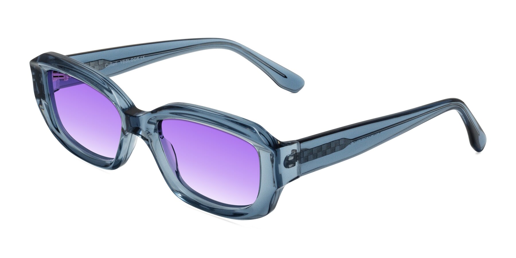 Angle of Cullari in Crystal Blueberry with Purple Gradient Lenses