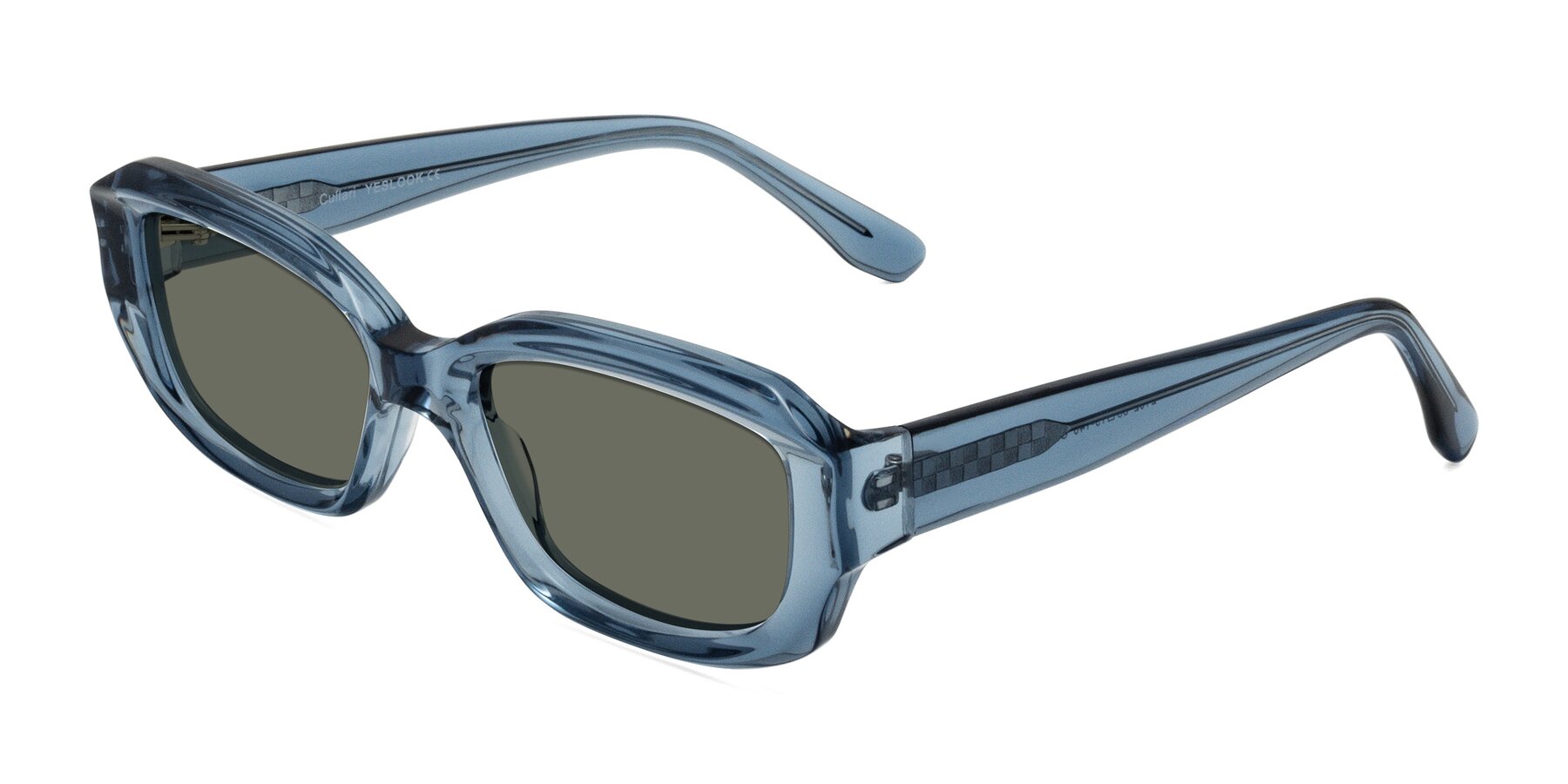 Angle of Cullari in Crystal Blueberry with Gray Polarized Lenses