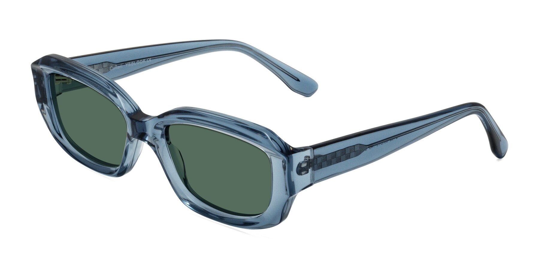 Angle of Cullari in Crystal Blueberry with Green Polarized Lenses