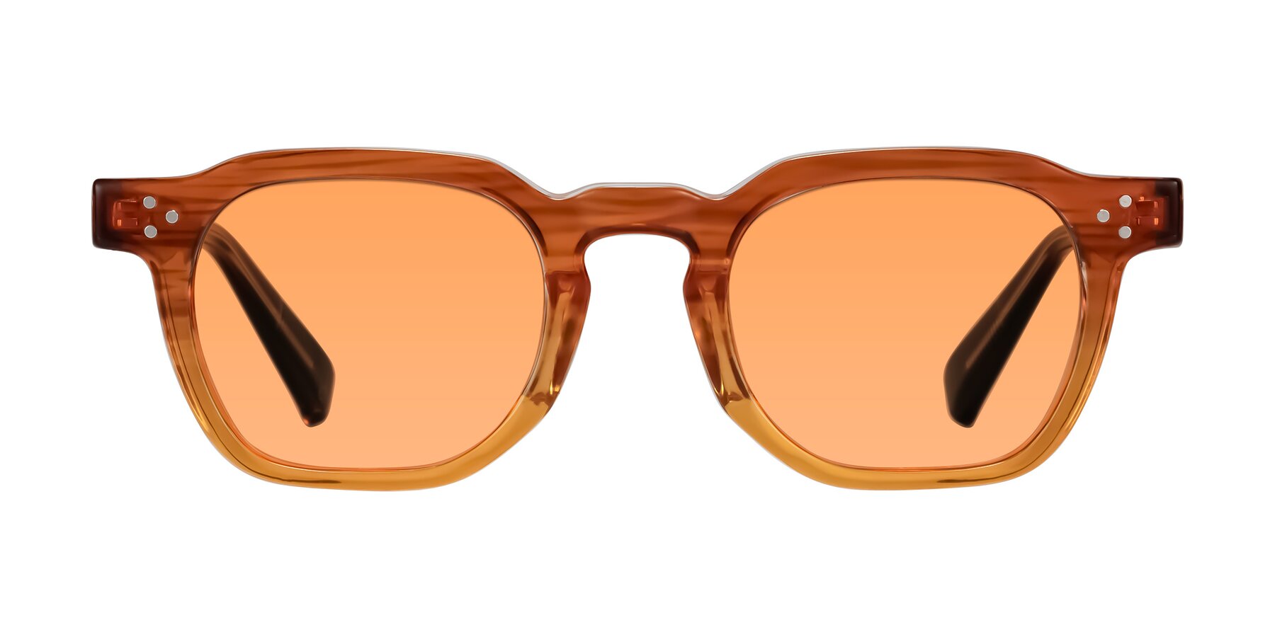 Fingar - Amber Striped Sunglasses