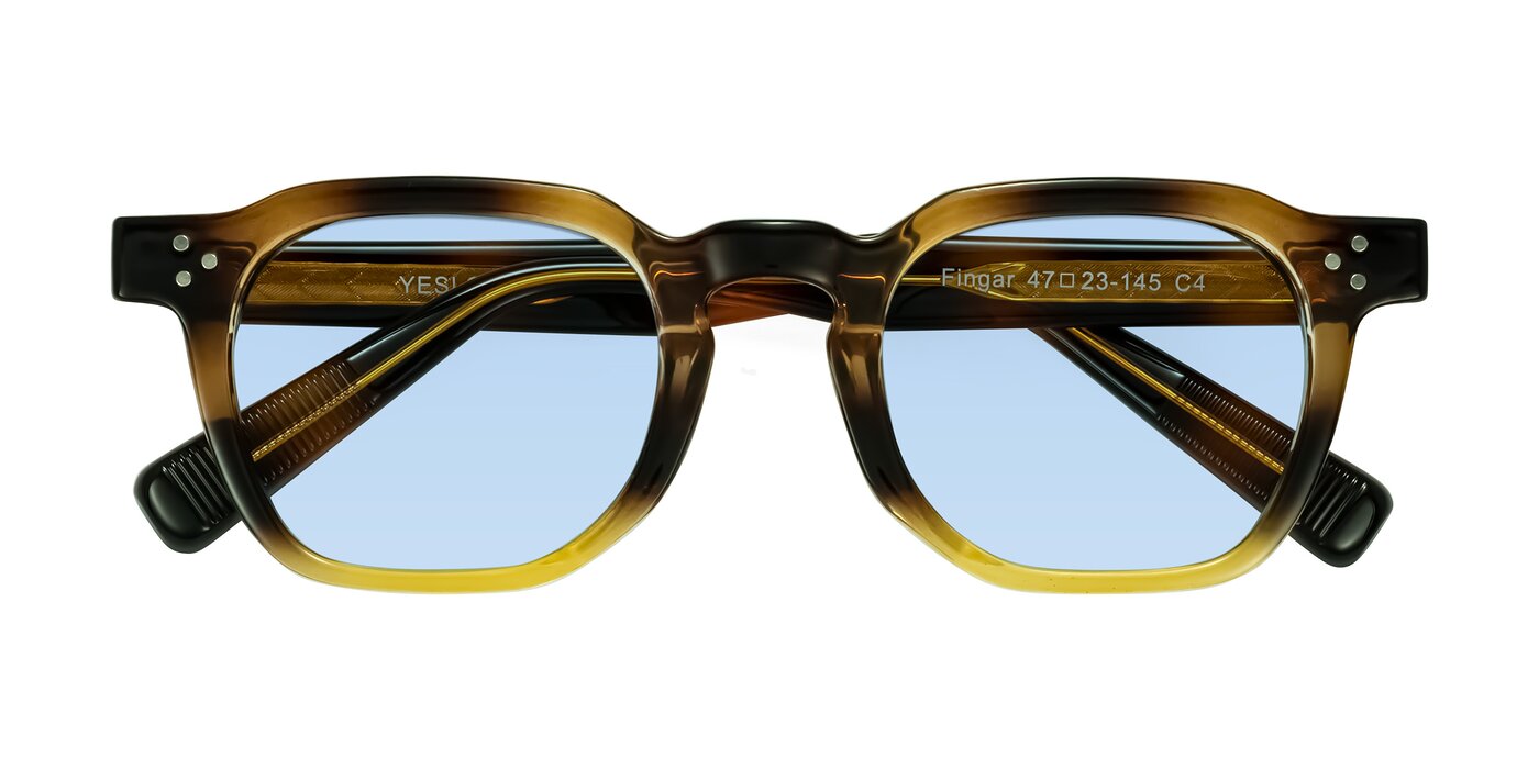Fingar - Brown Tortoise Tinted Sunglasses