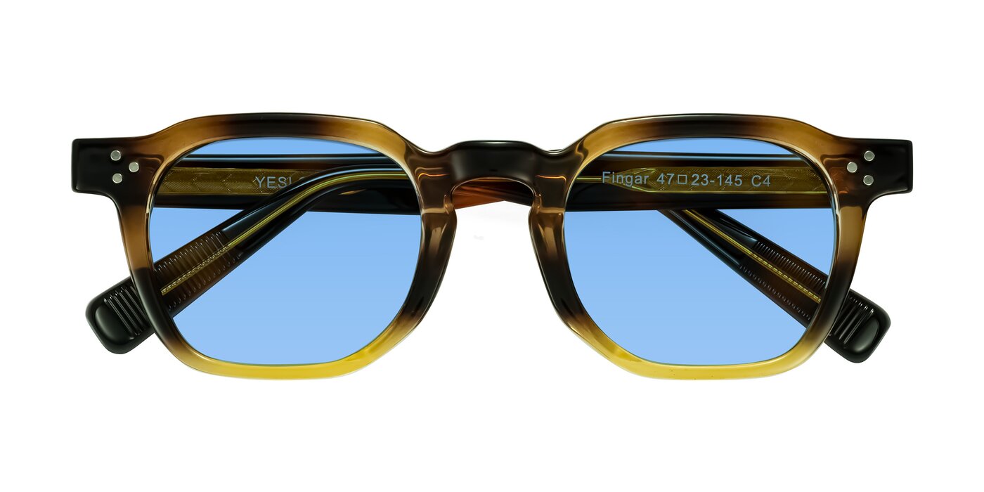 Fingar - Brown Tortoise Tinted Sunglasses