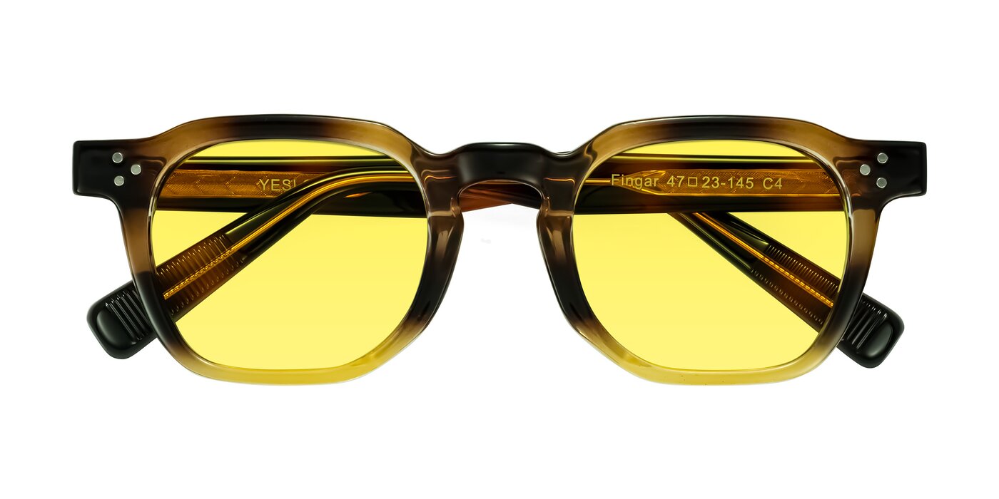Fingar - Brown Tortoise Tinted Sunglasses