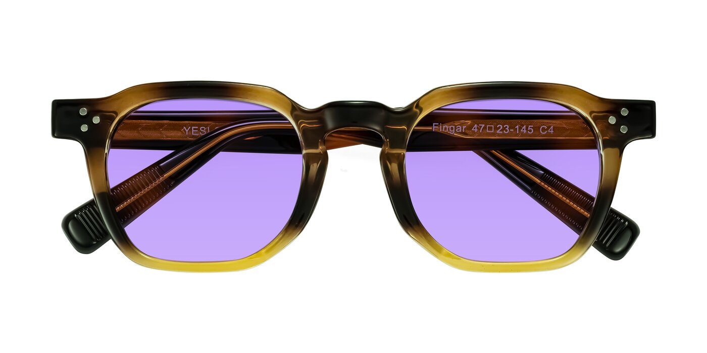 Fingar - Brown Tortoise Tinted Sunglasses