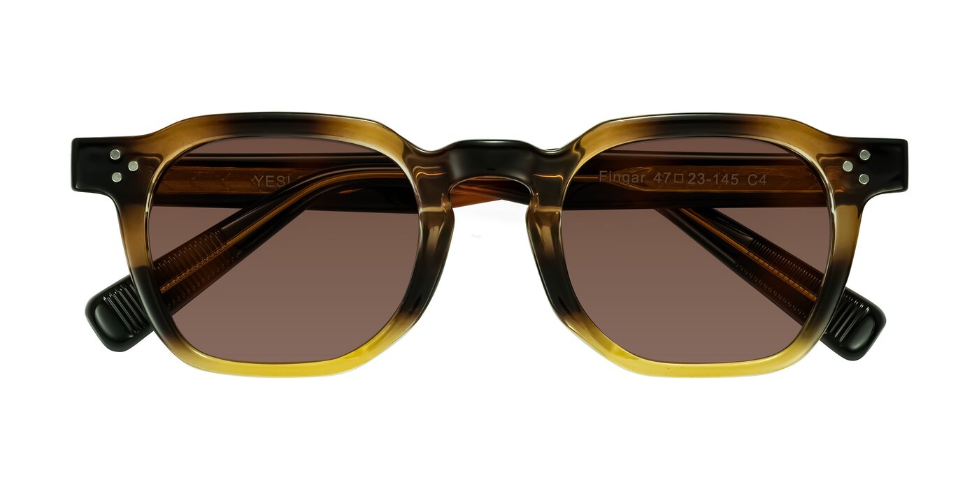 Fingar - Brown Tortoise Tinted Sunglasses