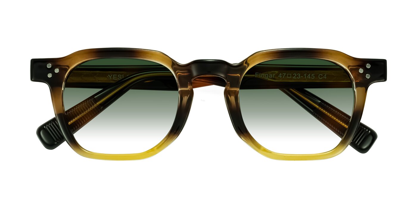 Fingar - Brown Tortoise Gradient Sunglasses