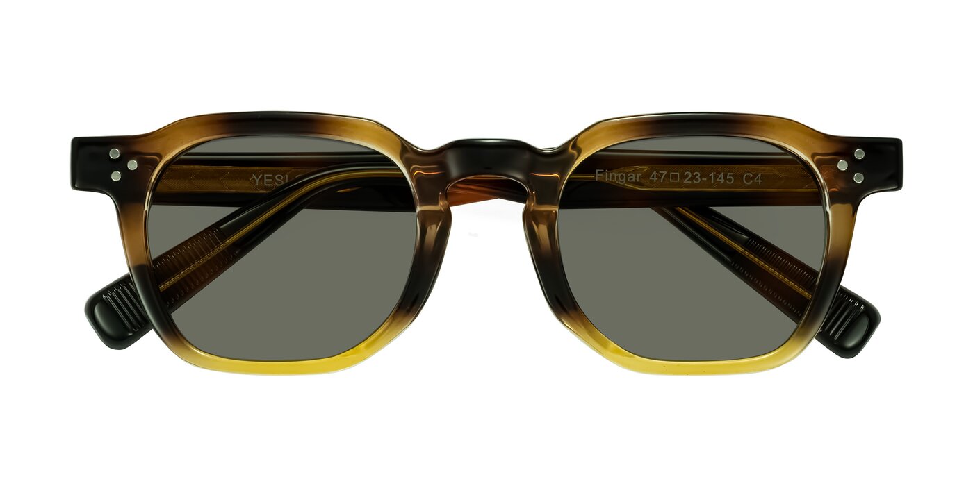 Fingar - Brown Tortoise Polarized Sunglasses