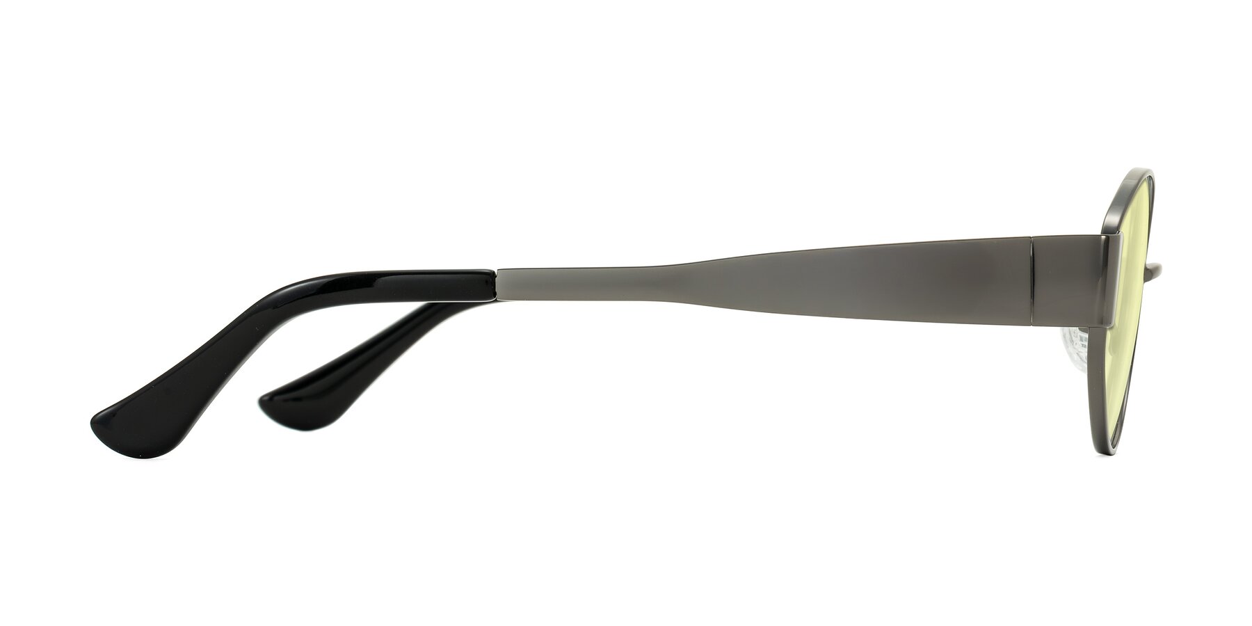 Side of Runoz in Gunmetal with Light Yellow Tinted Lenses
