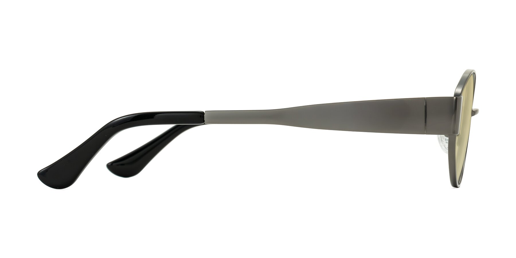 Side of Runoz in Gunmetal with Light Champagne Tinted Lenses