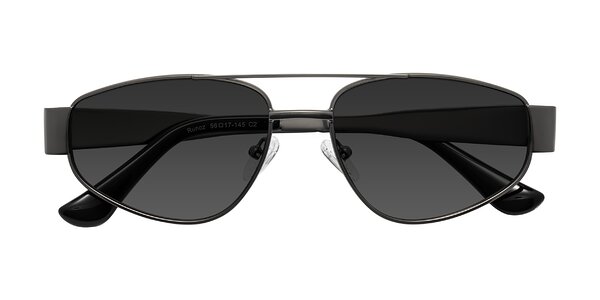 Front of Runoz in Gunmetal