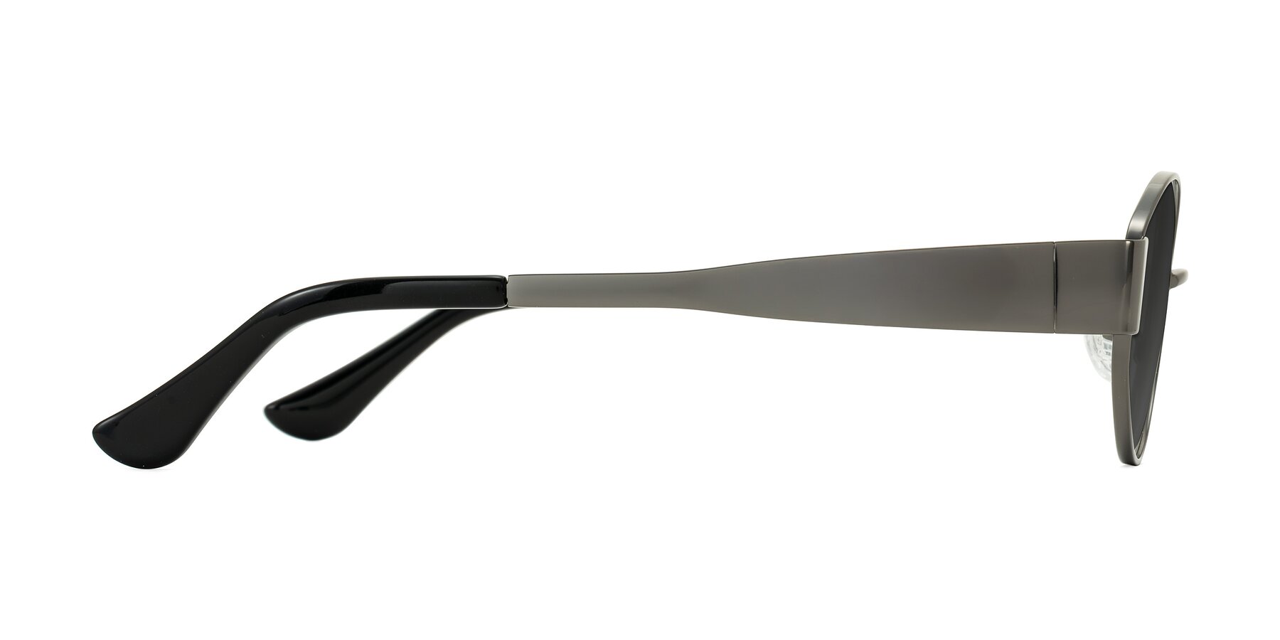 Side of Runoz in Gunmetal with Gray Tinted Lenses