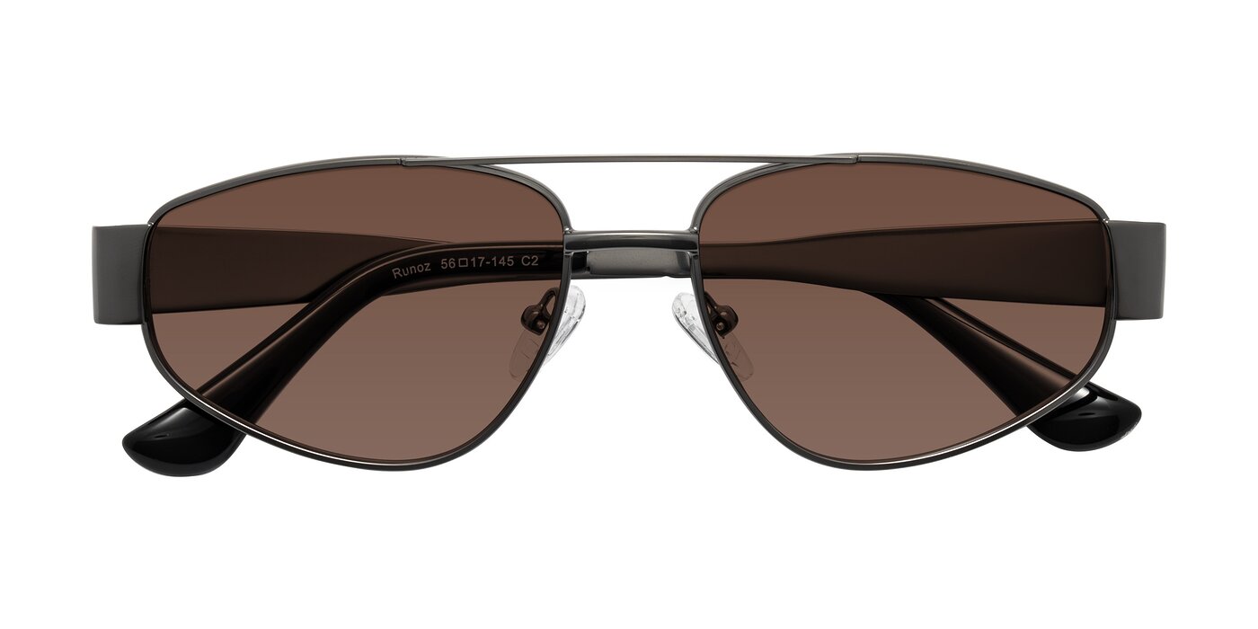 Runoz - Gunmetal Tinted Sunglasses