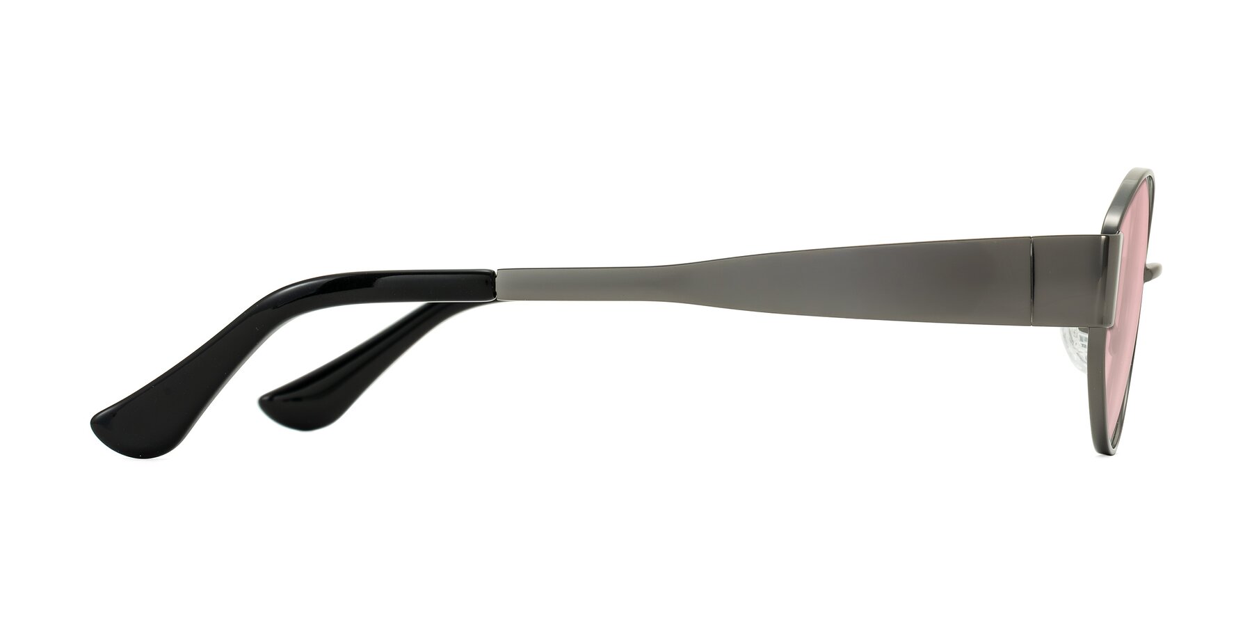 Side of Runoz in Gunmetal with Light Garnet Tinted Lenses