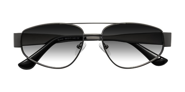 Front of Runoz in Gunmetal