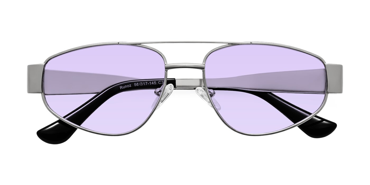 Runoz - Silver Tinted Sunglasses