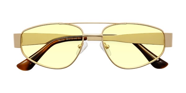 Front of Runoz in Gold