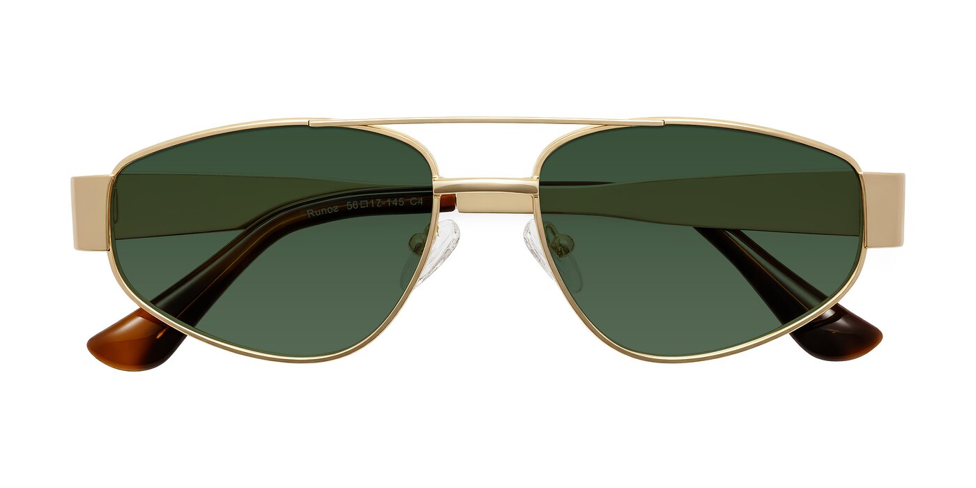 Runoz - Gold Tinted Sunglasses