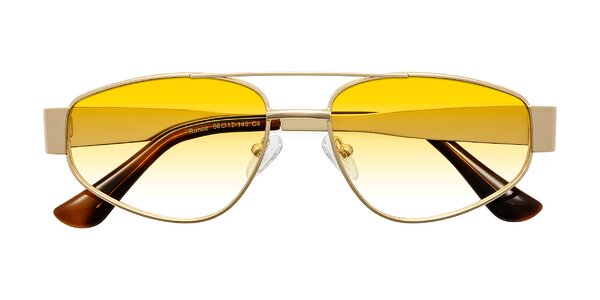 Front of Runoz in Gold