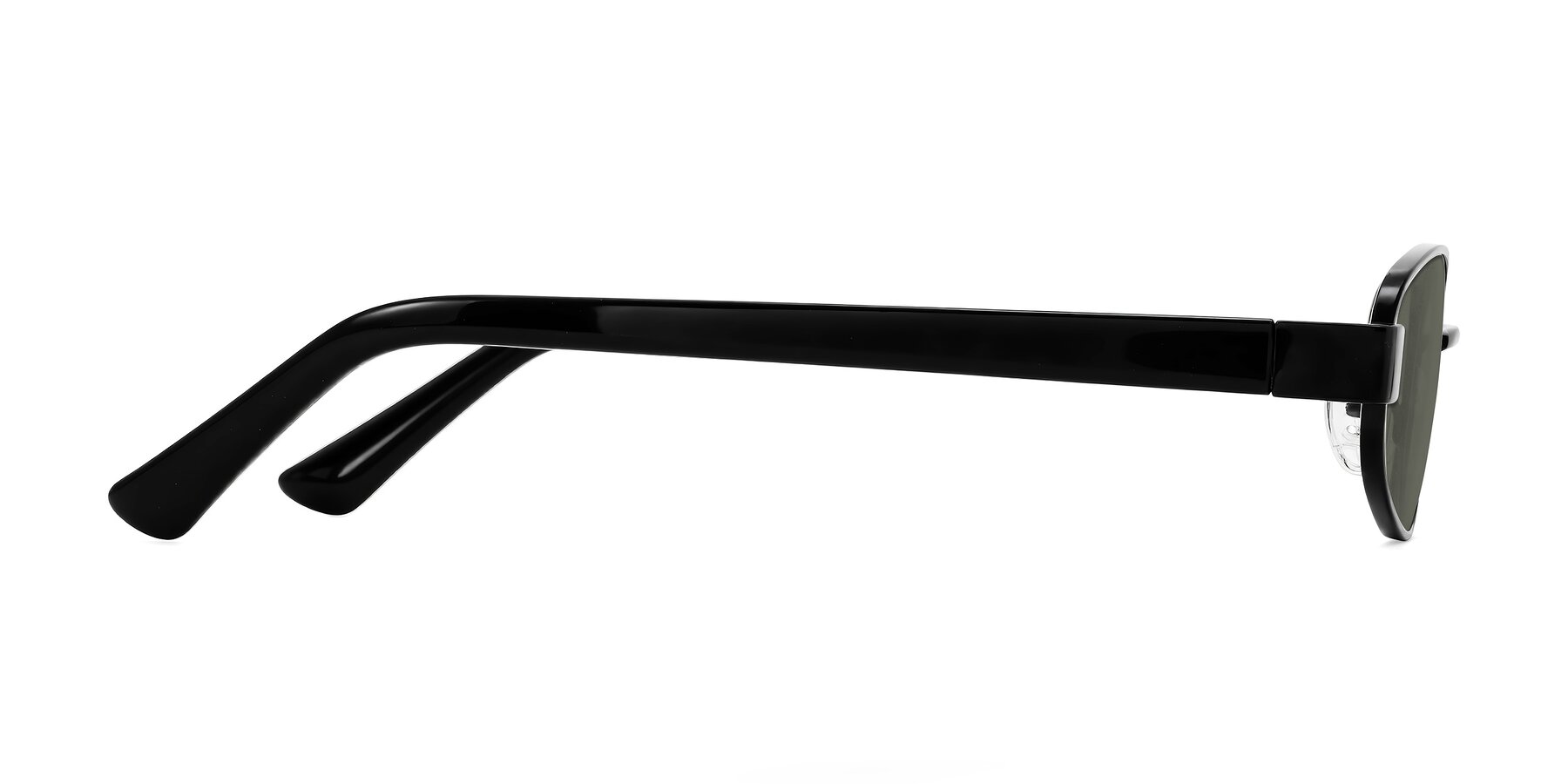 Side of Selby in Black with Gray Polarized Lenses