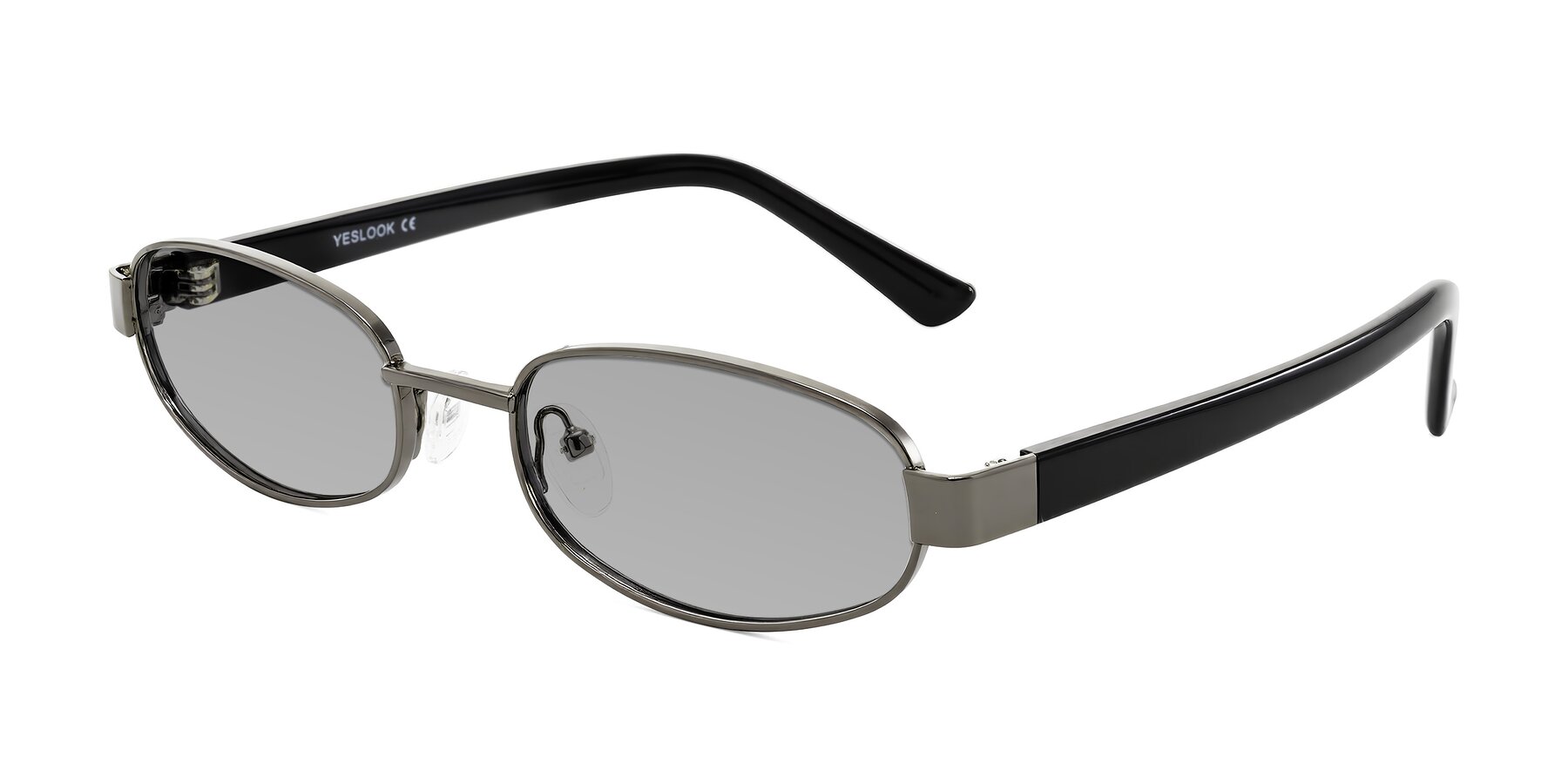 Angle of Selby in Gunmetal with Light Gray Tinted Lenses