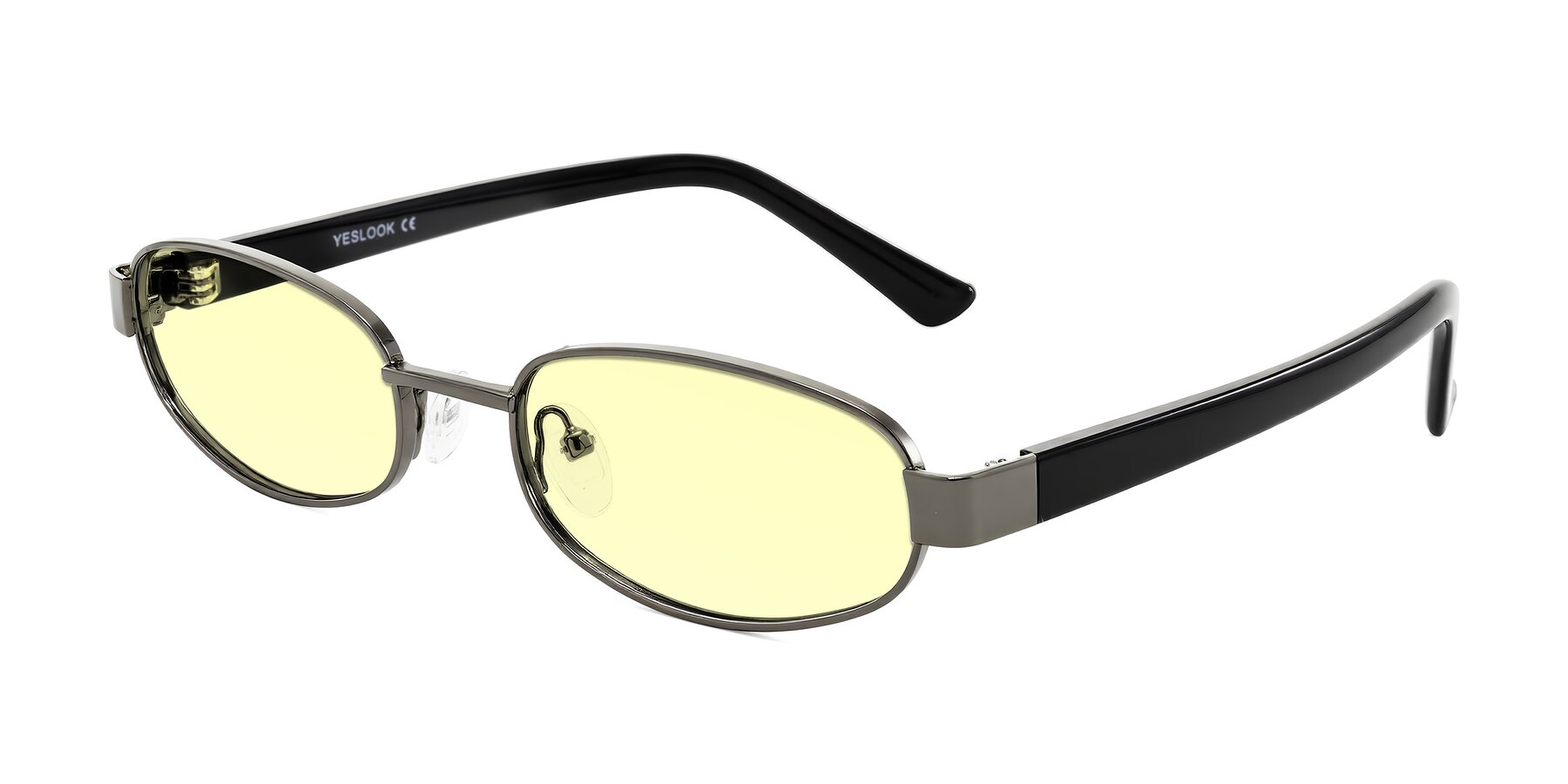 Angle of Selby in Gunmetal with Light Yellow Tinted Lenses