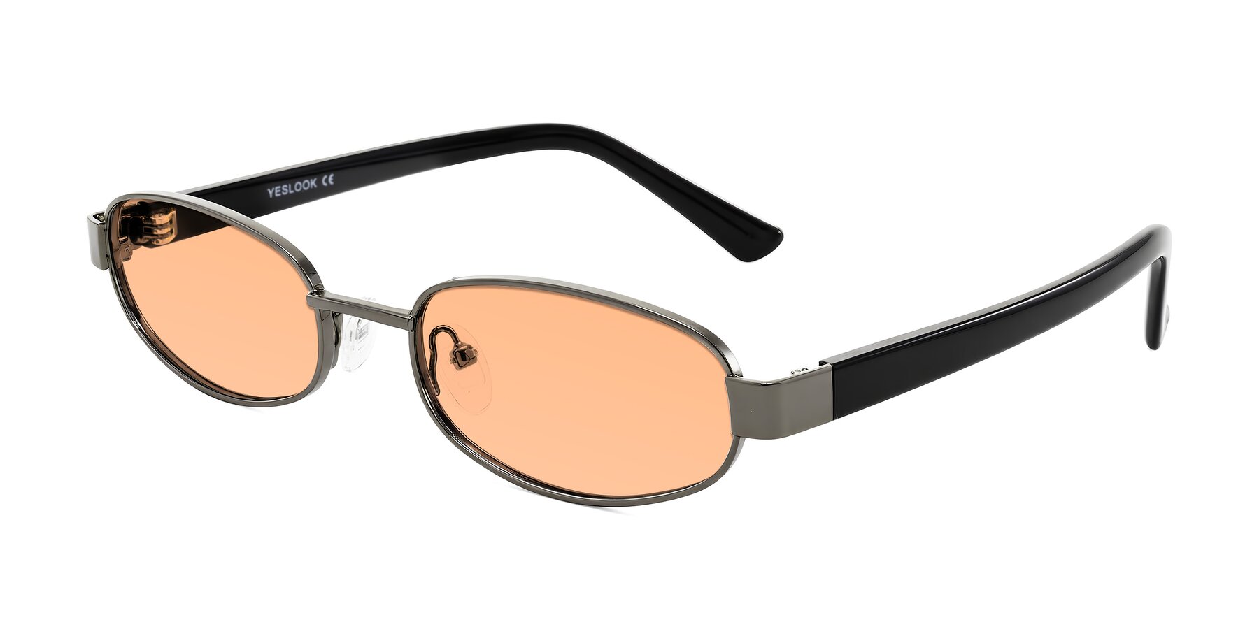 Angle of Selby in Gunmetal with Light Orange Tinted Lenses