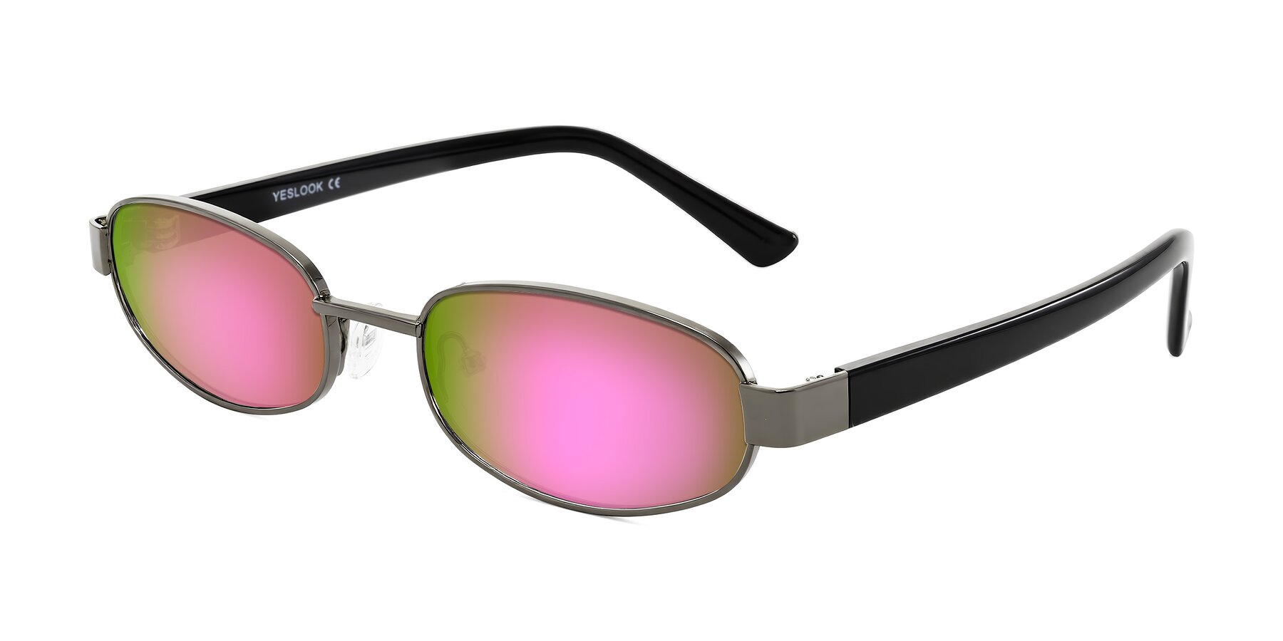 Angle of Selby in Gunmetal with Pink Mirrored Lenses