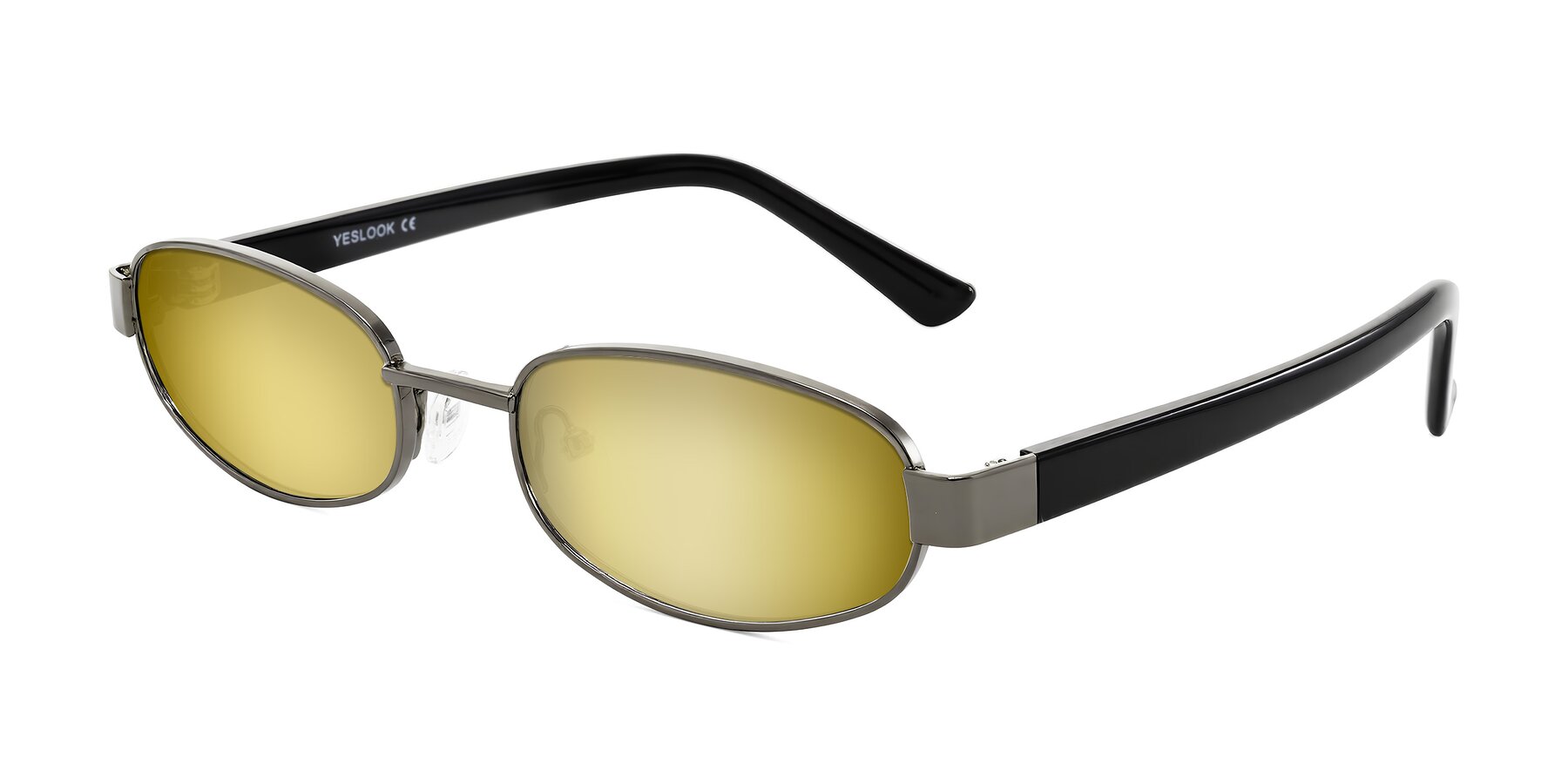 Angle of Selby in Gunmetal with Gold Mirrored Lenses