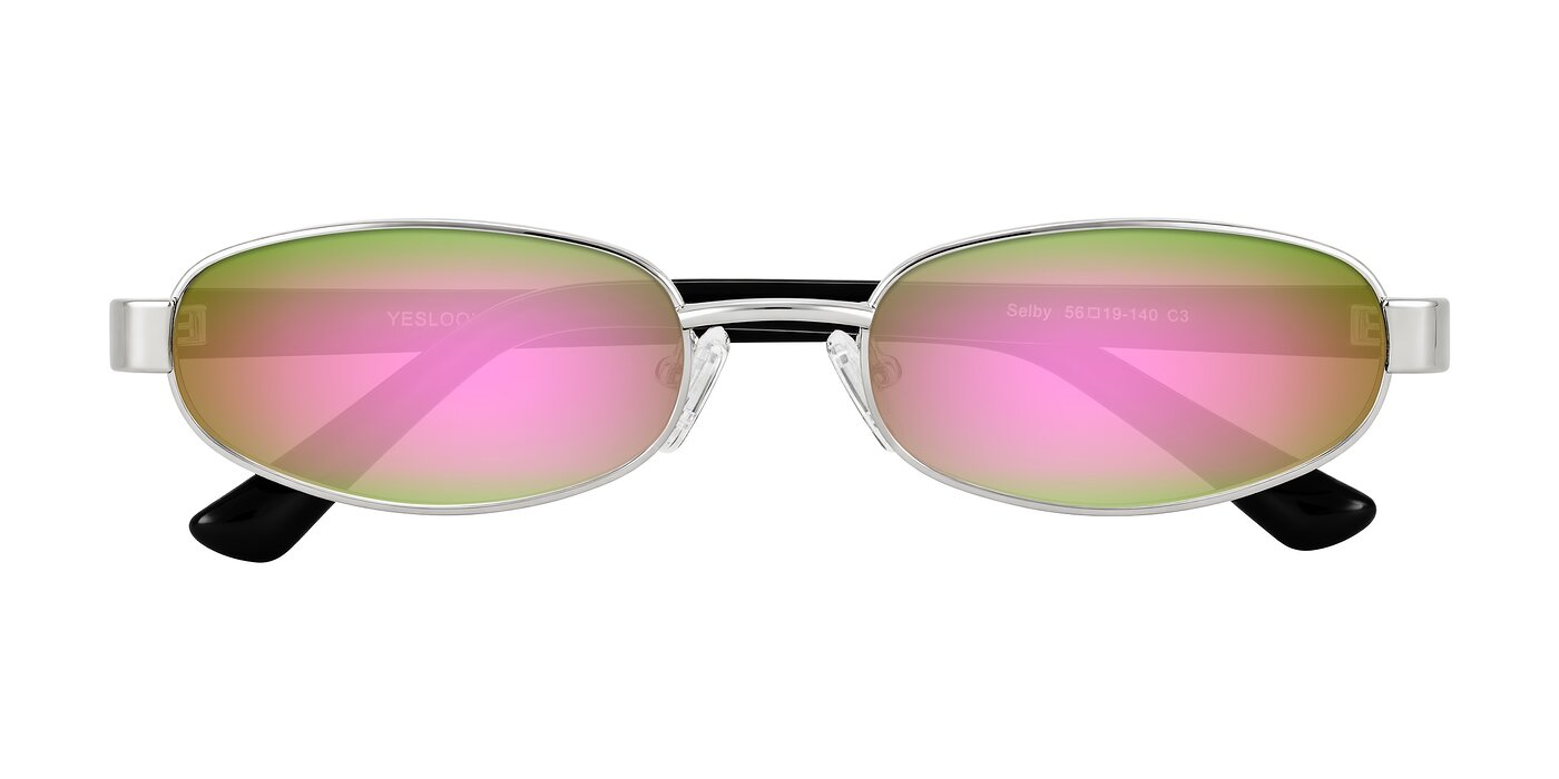 Selby - Silver Flash Mirrored Sunglasses