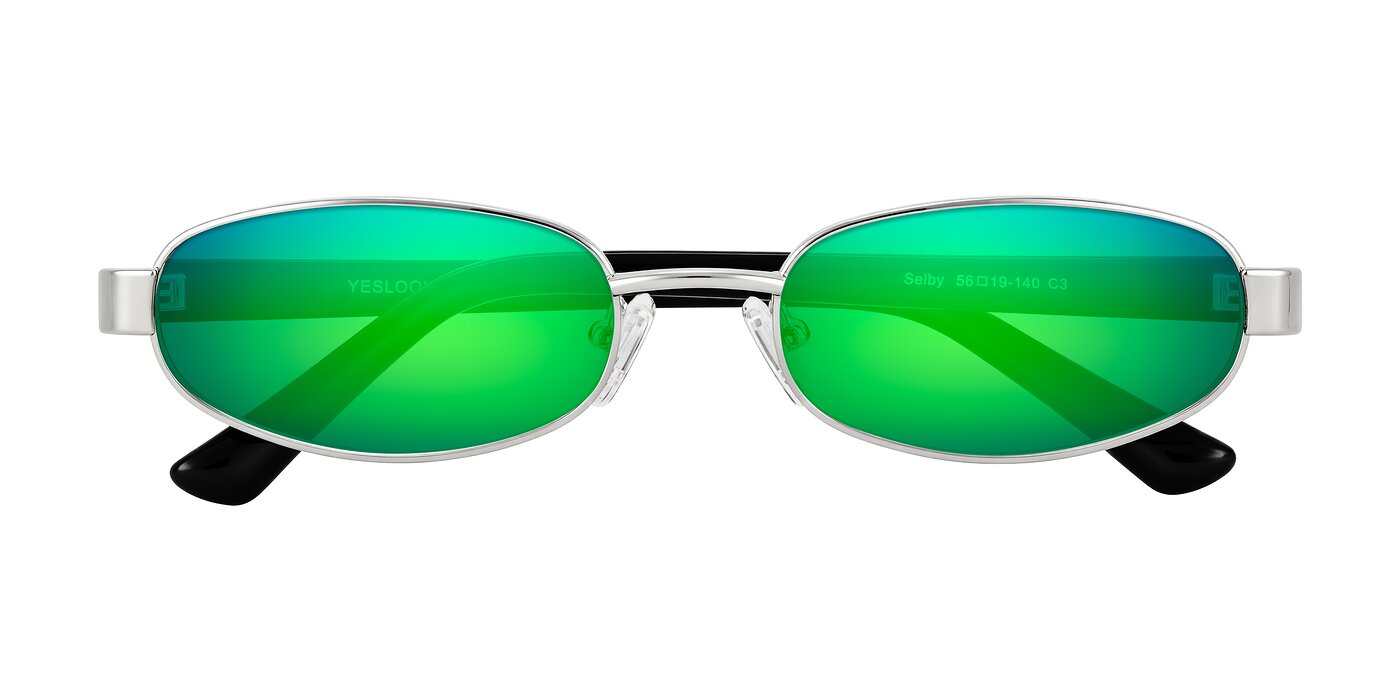 Selby - Silver Flash Mirrored Sunglasses