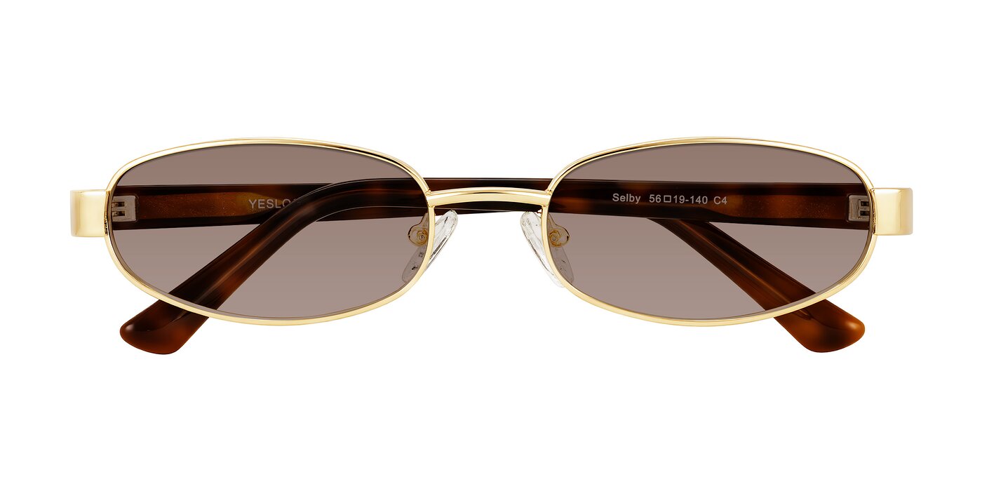 Selby - Gold Tinted Sunglasses