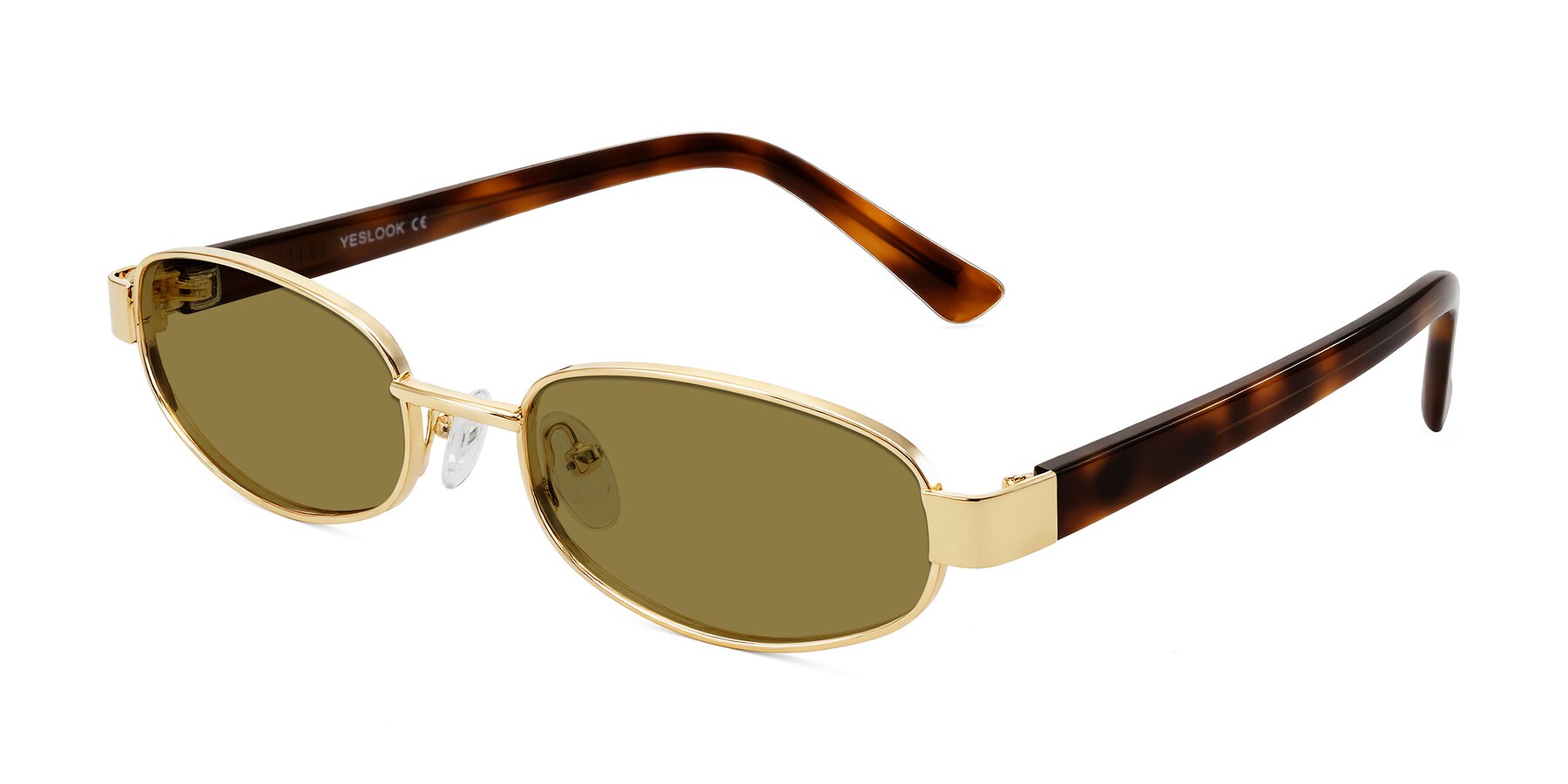 Angle of Selby in Gold with Brown Polarized Lenses