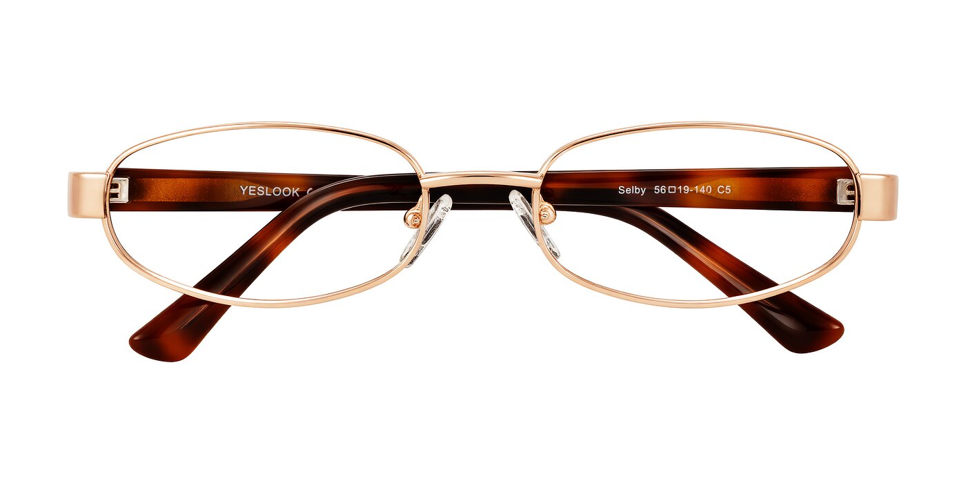 Selby - Rose Gold Blue Light Glasses