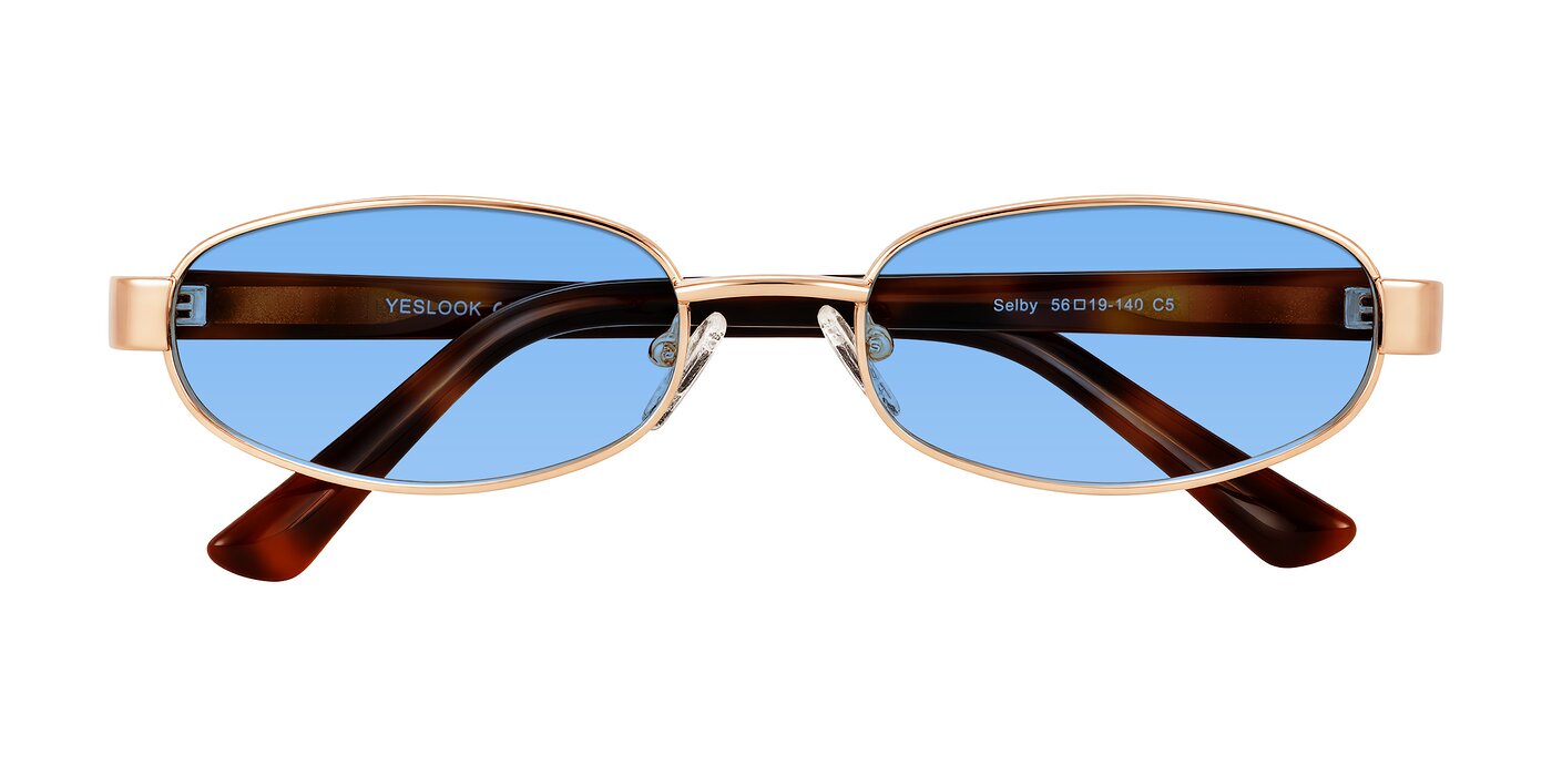 Selby - Rose Gold Tinted Sunglasses