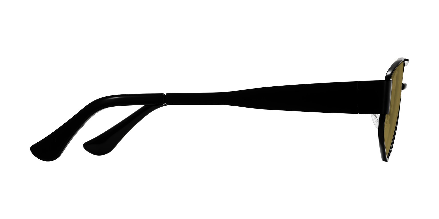 Side of Midney in Black with Brown Polarized Lenses