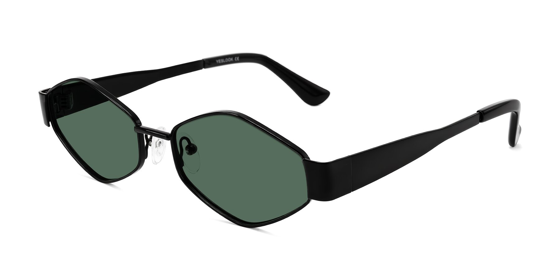 Angle of Midney in Black with Green Polarized Lenses