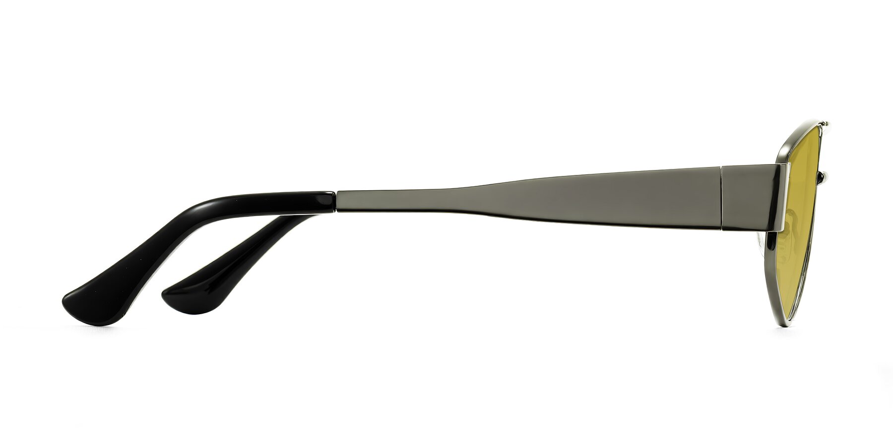Side of Midney in Gunmetal with Champagne Tinted Lenses