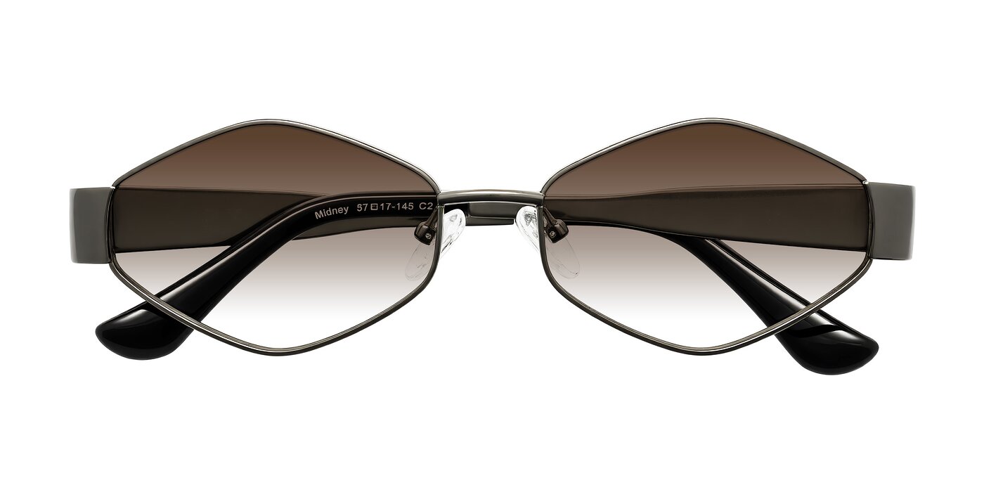 Midney - Gunmetal Gradient Sunglasses