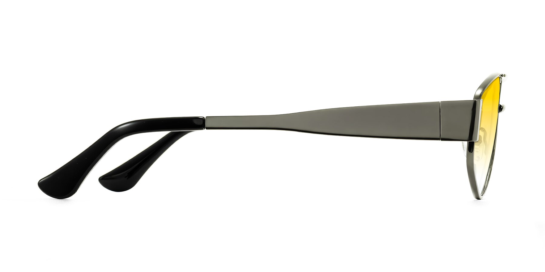 Side of Midney in Gunmetal with Yellow Gradient Lenses