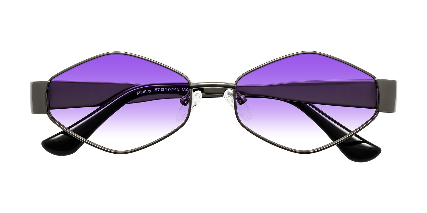 Midney - Gunmetal Gradient Sunglasses