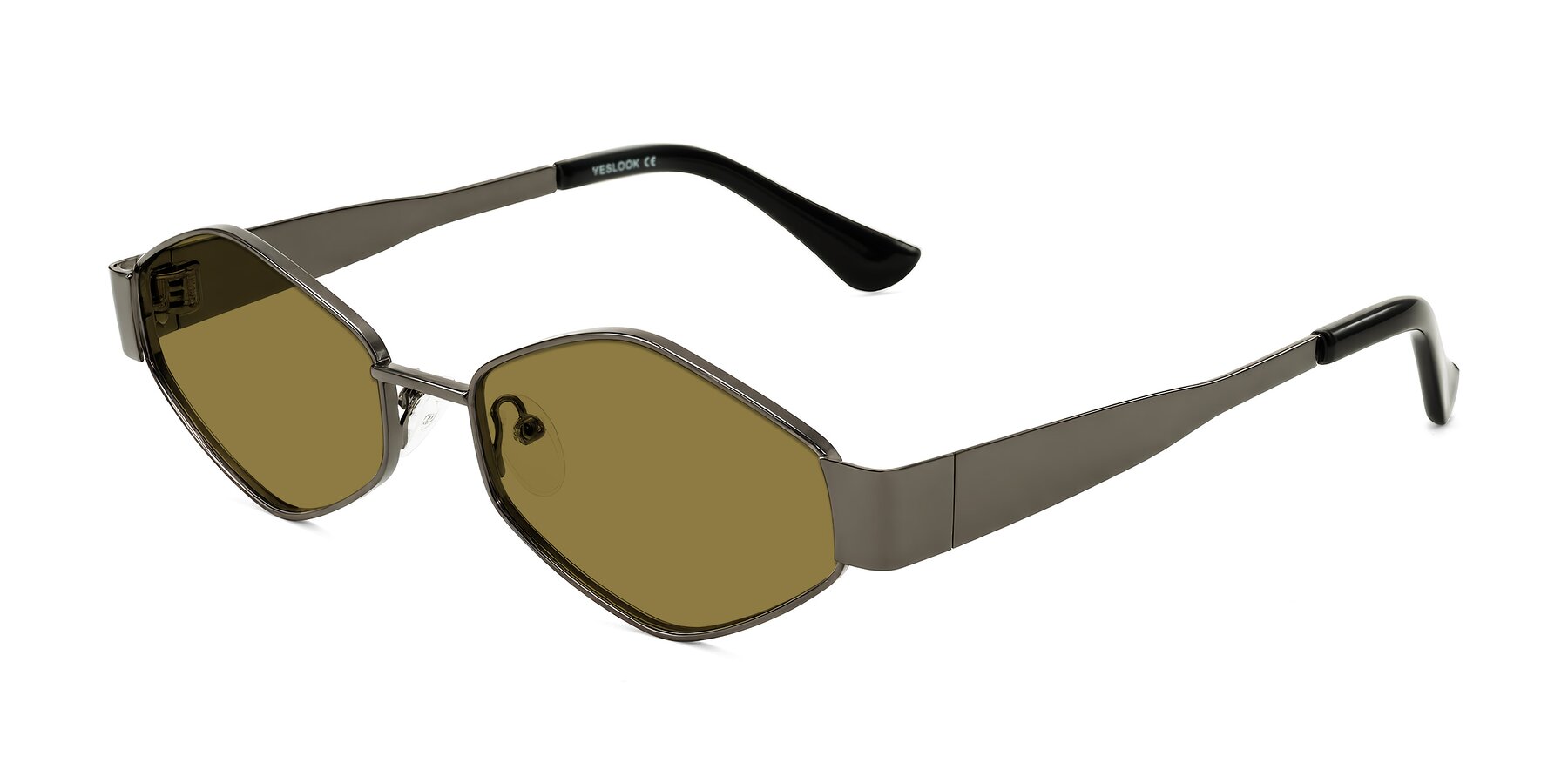 Angle of Midney in Gunmetal with Brown Polarized Lenses