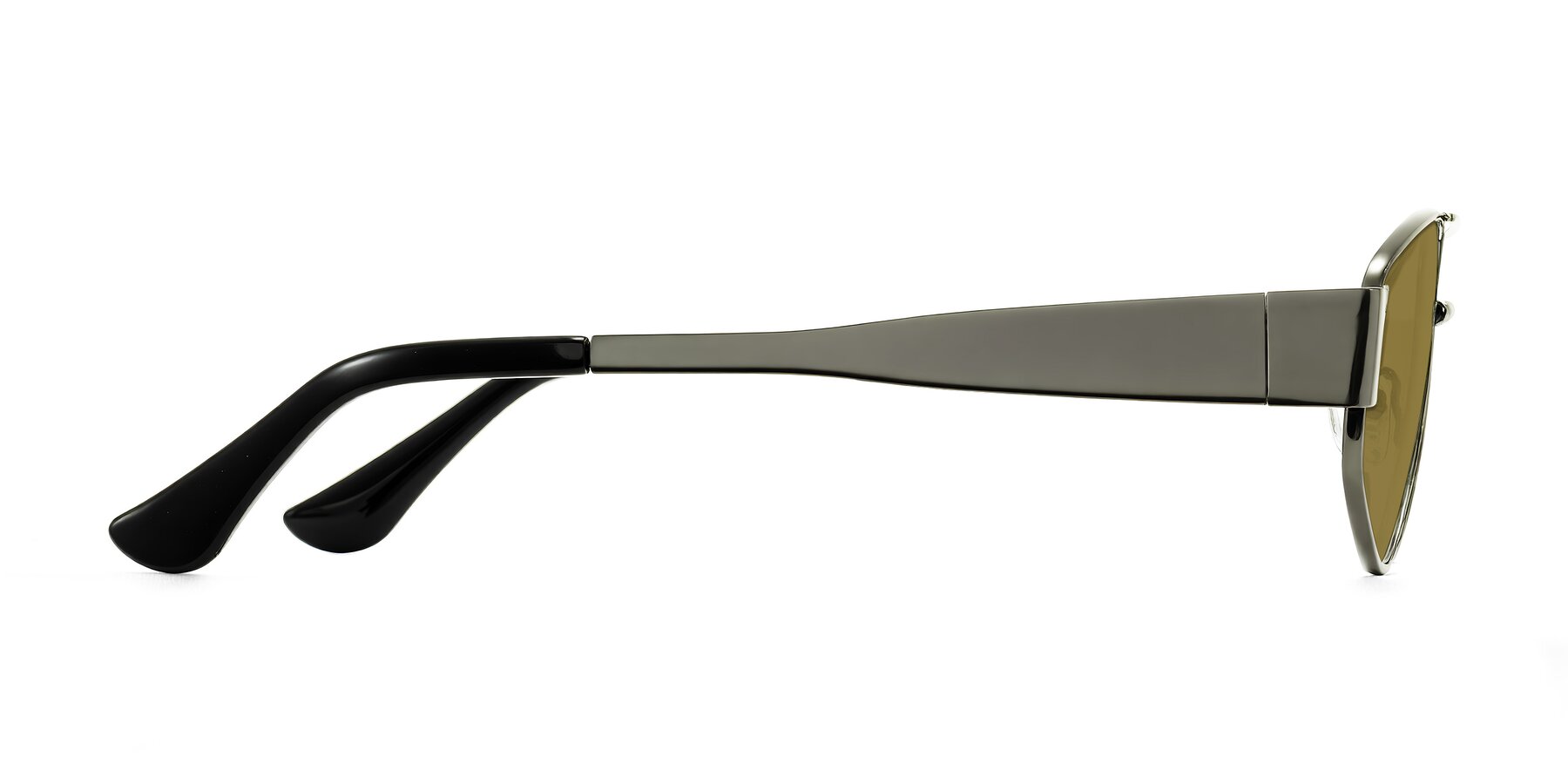 Side of Midney in Gunmetal with Brown Polarized Lenses