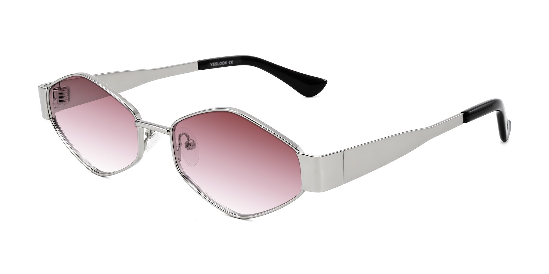 Angle of Midney in Silver with Garnet Gradient Lenses