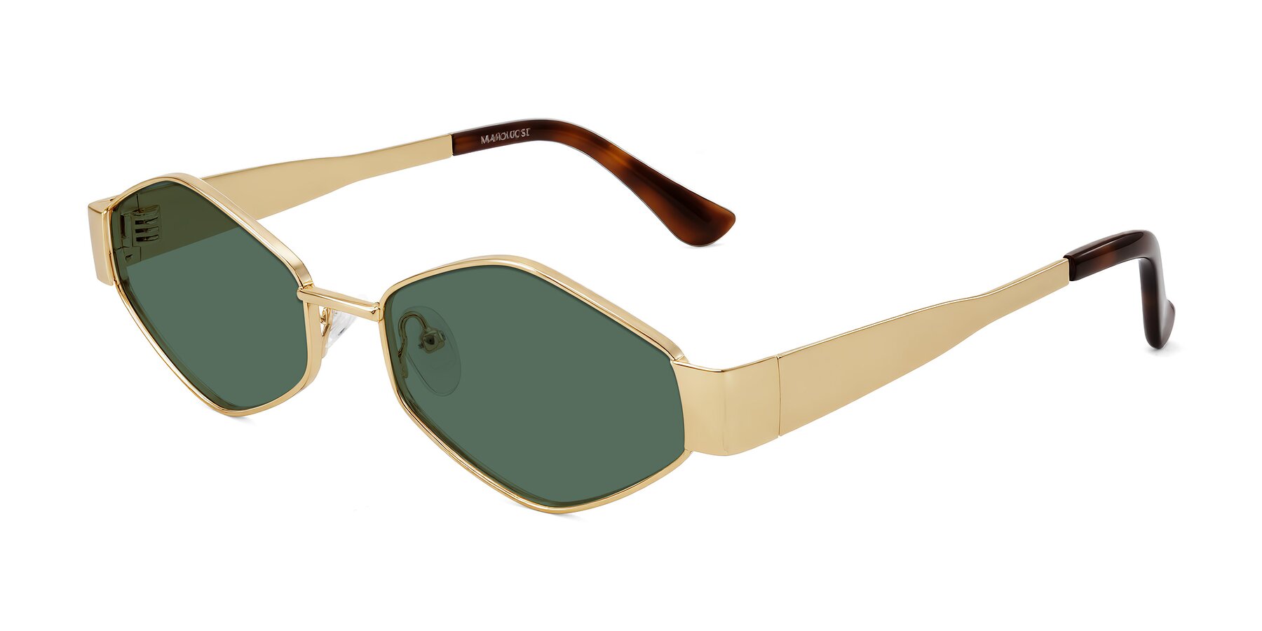 Angle of Midney in Gold with Green Polarized Lenses