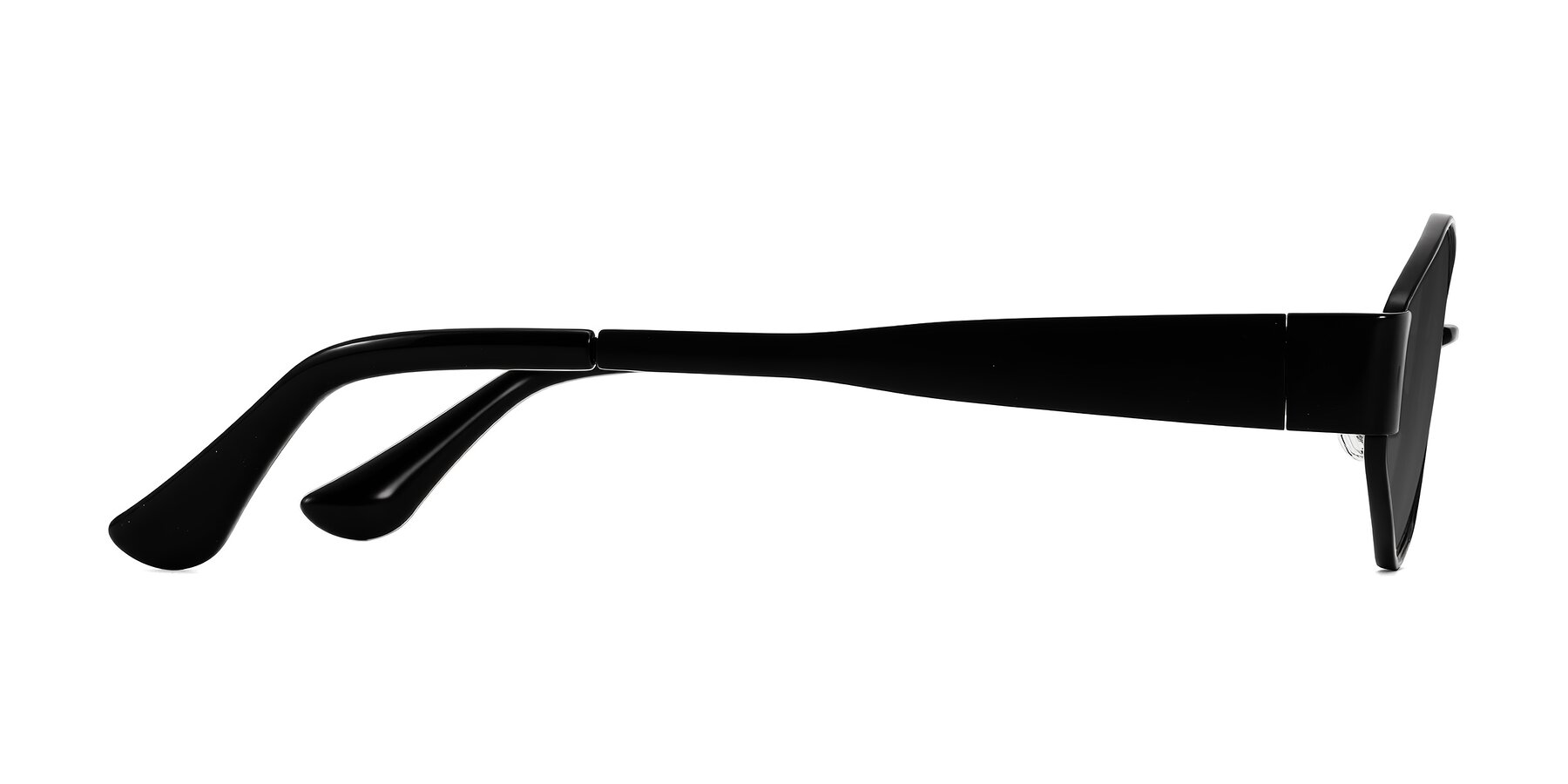 Side of Kadrid in Black with Gray Tinted Lenses