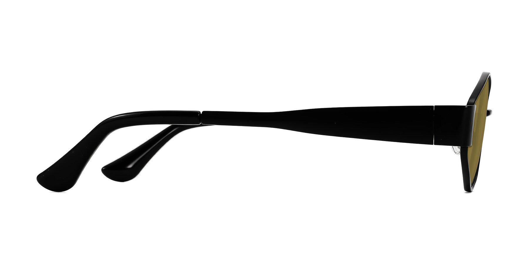 Side of Kadrid in Black with Brown Polarized Lenses