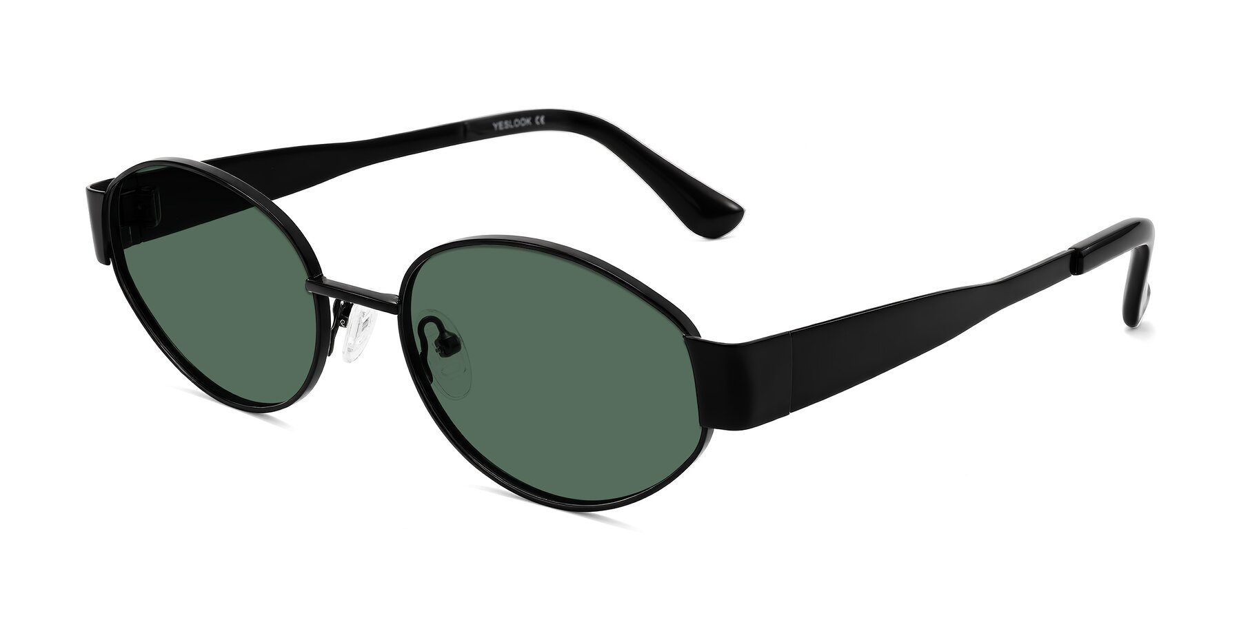Angle of Kadrid in Black with Green Polarized Lenses