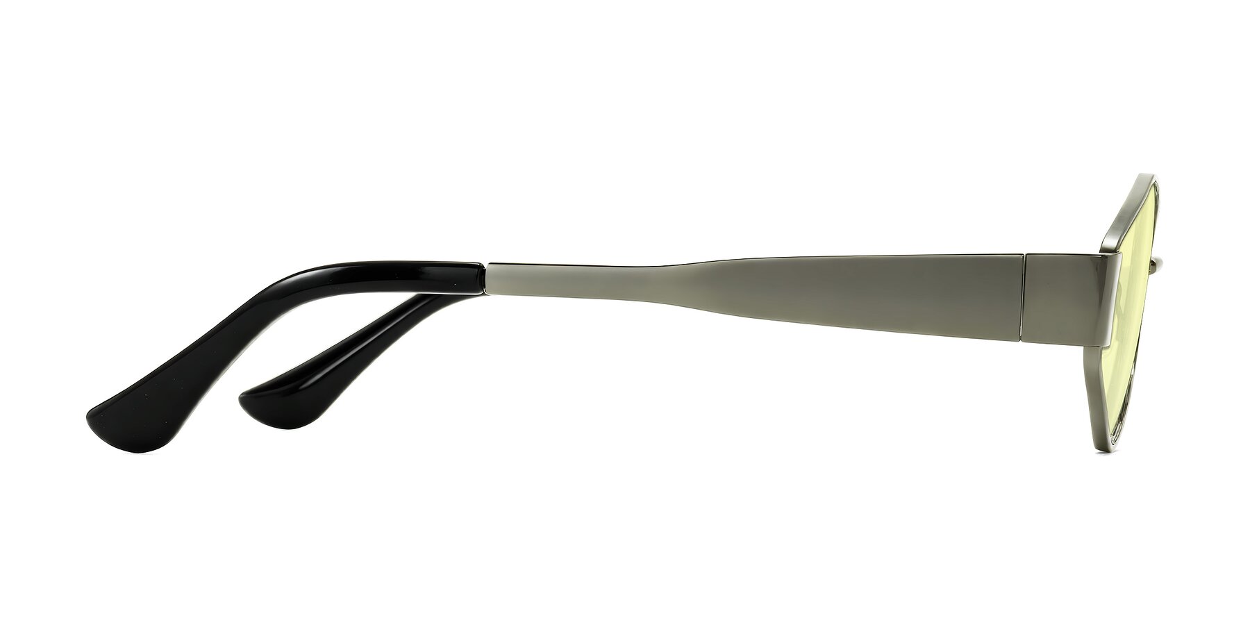 Side of Kadrid in Gunmetal with Light Yellow Tinted Lenses