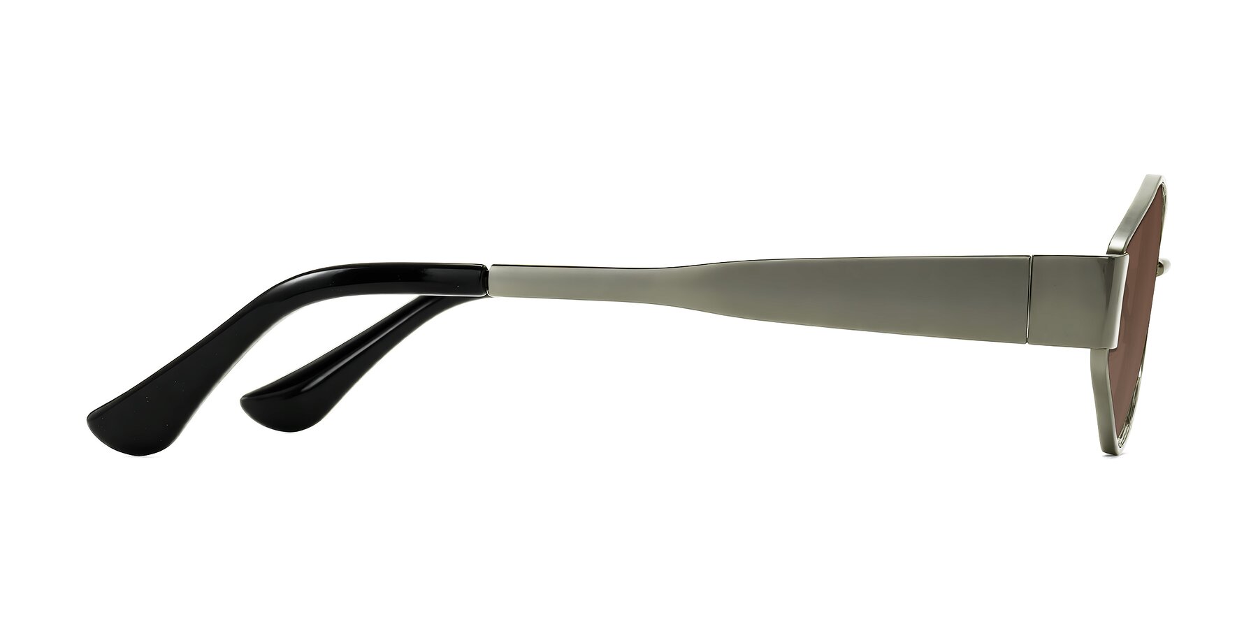 Side of Kadrid in Gunmetal with Brown Tinted Lenses